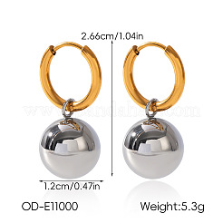 Orecchini pendenti in acciaio inossidabile 304&nbsp;WGF19D0-01