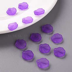 Pendentifs acryliques mats transparents&nbsp;MACR-S371-02A-747
