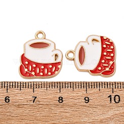 Noël pendentifs émail en alliage&nbsp;ENAM-K080-01G-G