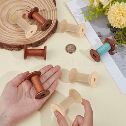 8 Stück 2 Stile Holzspulen&nbsp;FIND-PH0028-10