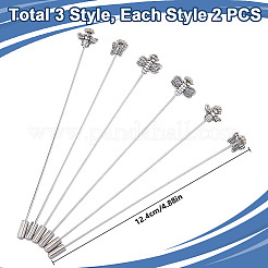 6 spilla in lega tibetana a forma di farfalla e ape in 3 stili&nbsp;JEWB-DR00019