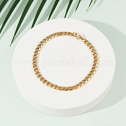 201 Edelstahl Cuban Chian Armband für Männer&nbsp;BJEW-B138-07G