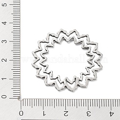 Pendentifs creux en acier inoxydable 304 anti-ternissement&nbsp;STAS-Q313-02P