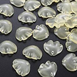 Pendentifs en verre imitation jade avec peinture de cuisson transparente&nbsp;DGLA-Q025-001C
