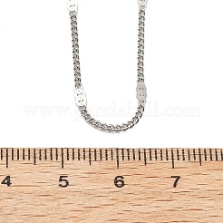 2 mm Panzerkettenhalsketten aus 304 Edelstahl&nbsp;NJEW-T016-13P