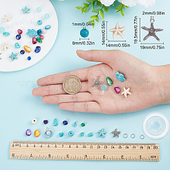 Kit de fabrication de bracelet de pierres précieuses bricolage&nbsp;DIY-SC0019-95
