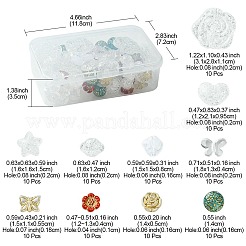 100pcs 10 Stil-Acrylperlen-Sets&nbsp;OACR-FS0001-47
