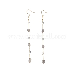 Conjuntos de pendientes y collares con cadenas de cuentas de labradorita natural hechos a mano&nbsp;SJEW-JS01342-03