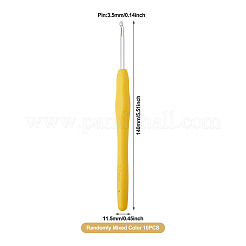 Häkelnadeln aus Aluminium mit TPR-Griff&nbsp;TOOL-TA0001-13D