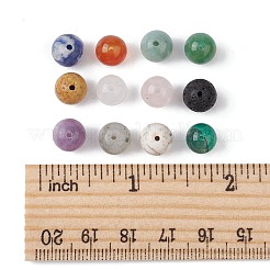 Perle rotonde di pietre preziose miste da 120 pz 12 stili&nbsp;G-FS0005-74
