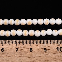 Abalorios de jade natural de mashan hebras&nbsp;G-A255-A01-04H