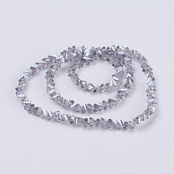 FilI di perline in vetro placcato&nbsp;EGLA-J145-4mm-PL03