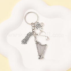 Portachiavi in lega a tema musicale&nbsp;KEYC-FS00029-02