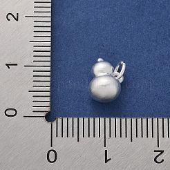 925 Sterling Silber mattierte massive Kürbis-Anhänger&nbsp;STER-D300-21S