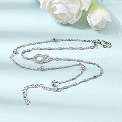 Braccialetti a un filo con maglie ad anello in ottone&nbsp;KK-CBA103C-01P