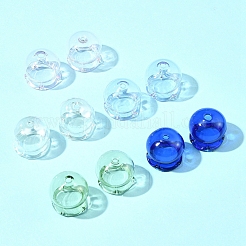 10 Stück Glasperlenkegel in Quallenform&nbsp;GLAA-FS0001-81