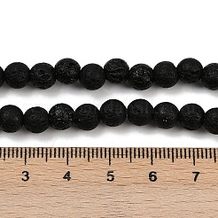 Synthetische Lavasteinperlenstränge&nbsp;G-S397-D01-6mm