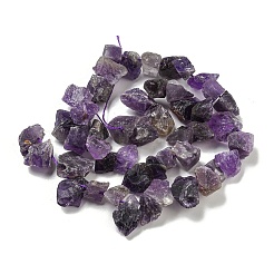 Rohe raue natürliche Amethystperlenstränge&nbsp;G-E576-26A