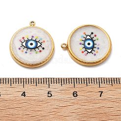 Pendentifs en émail et acier inoxydable 304 avec placage IP (IP)&nbsp;STAS-A103-01G-01