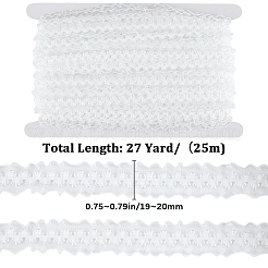 25 m di pizzo elastico plissettato in nylon&nbsp;OCOR-CY0001-13A