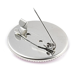 Spille in vetro con nastro di sensibilizzazione sul cancro al seno&nbsp;JEWB-L019-01C