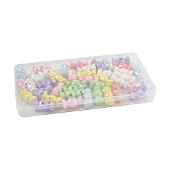40pcs perles acryliques opaques de placage uv&nbsp;OACR-FS0002-27