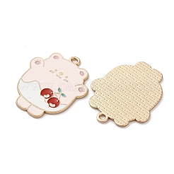Pendentifs d'émail en alliage&nbsp;STAS-I354-02KCG-04