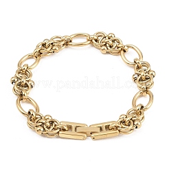 Gliederkettenarmbänder aus 304 Edelstahl für Damen&nbsp;BJEW-P391-02A-G