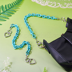2 Stück Acryl-Gliederketten zur Taschenverlängerung&nbsp;HJEW-TAC0142