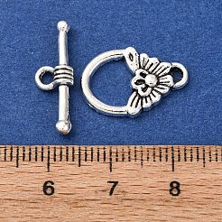Legierung Knebel Verschlüsse&nbsp;FIND-G098-05AS