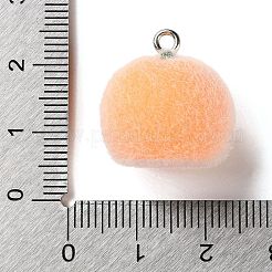 Anhänger aus undurchsichtigem Harz mit Fruchtmotiven&nbsp;LS-RESI-D017-04A-P
