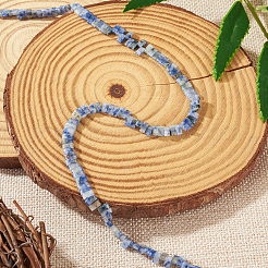 Liens multi-brins en jaspe tache bleue naturelle&nbsp;G-TAC0005-04A