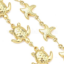 Armbänder aus Edelstahl 304 mit Schildkröten- und Seesternmotiven&nbsp;AJEW-JB01604