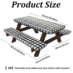 Funda de plástico para mesa y silla&nbsp;AJEW-GF0013-84A