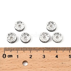 Messing Strass Zwischen perlen&nbsp;X-RB-A014-Z8mm-18S