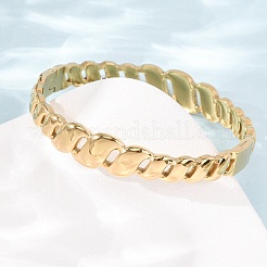 Bracelets manchettes à charnière ouverte en acier inoxydable 304&nbsp;SA-CBA7A40-05G