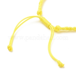 Bracelets coran ajustables cordon polyester ciré&nbsp;AJEW-JB01131-01