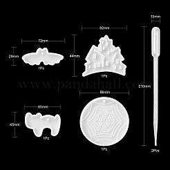 Halloween DIY Anhänger Harz Silikonformen pendant&nbsp;DIY-LS0001-13