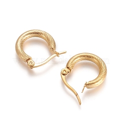 Pendientes de aro geométricos de acero inoxidable 304&nbsp;X-STAS-D171-16C-G