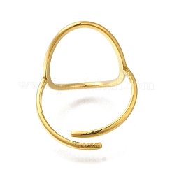 Bagues en acier inoxydable 304 avec placage ionique (IP) pour femmes&nbsp;RJEW-U017-34G