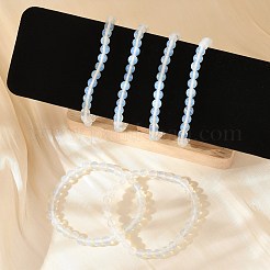 Opalite Perlen Stretch-Armbänder&nbsp;BJEW-D446-B-07
