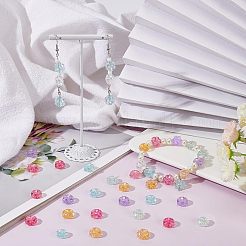 315pcs 7 Farben transparente Acrylperlen&nbsp;MACR-FH0001-09