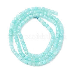 Natur Amazonit Perlen Stränge&nbsp;G-K366-H01-3mm