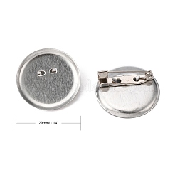 Plattiertes Platin Diy Eisen Brosche Zubehör&nbsp;X-E069Y
