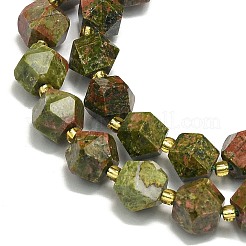 Perline Unakite naturali fili&nbsp;G-I376-A59-01