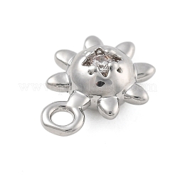 Ottone micro spianare pendenti zirconi&nbsp;LS-KK-D283-28P