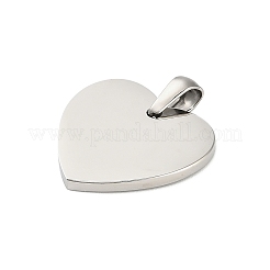 Pendentifs vierges estampés en acier inoxydable 304&nbsp;STAS-Z126-02P-01