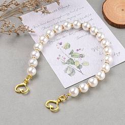 Cinturino per borsa con perle imitazione plastica abs ad alta lucentezza&nbsp;AJEW-BA00061
