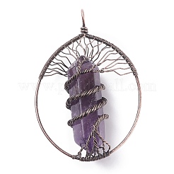 Natürlichen Amethyst große Anhänger&nbsp;G-F702-02R-B