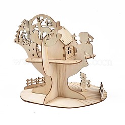 Diy estilo navideño pintura a mano 3d kit de montaje de manualidades de patio&nbsp;DIY-N004-01